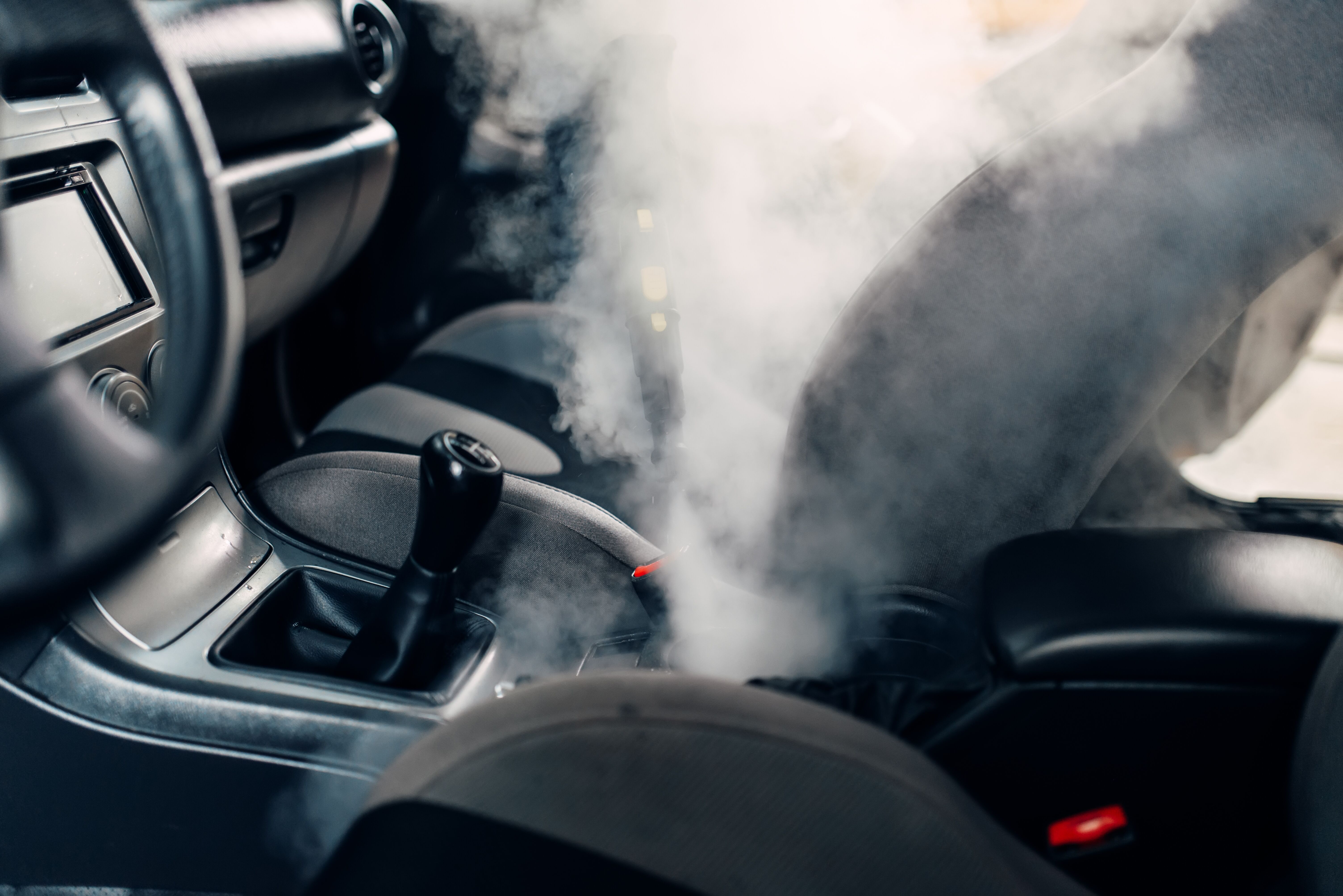 Steam clean car detailing sale